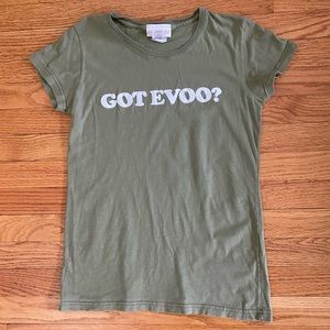 Rachael Ray Tshirt GOT EVOO? Women’s Large Green Everyday with Rachael Ray